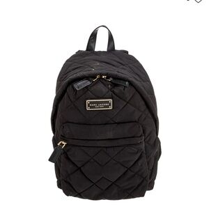 Marc Jacobs Black Quilted Backpack